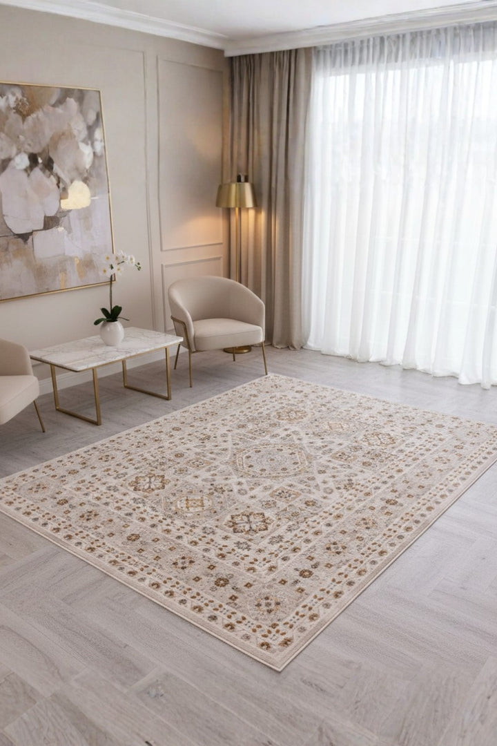 TIME (beige & brown) – Zeenat Carpet Official